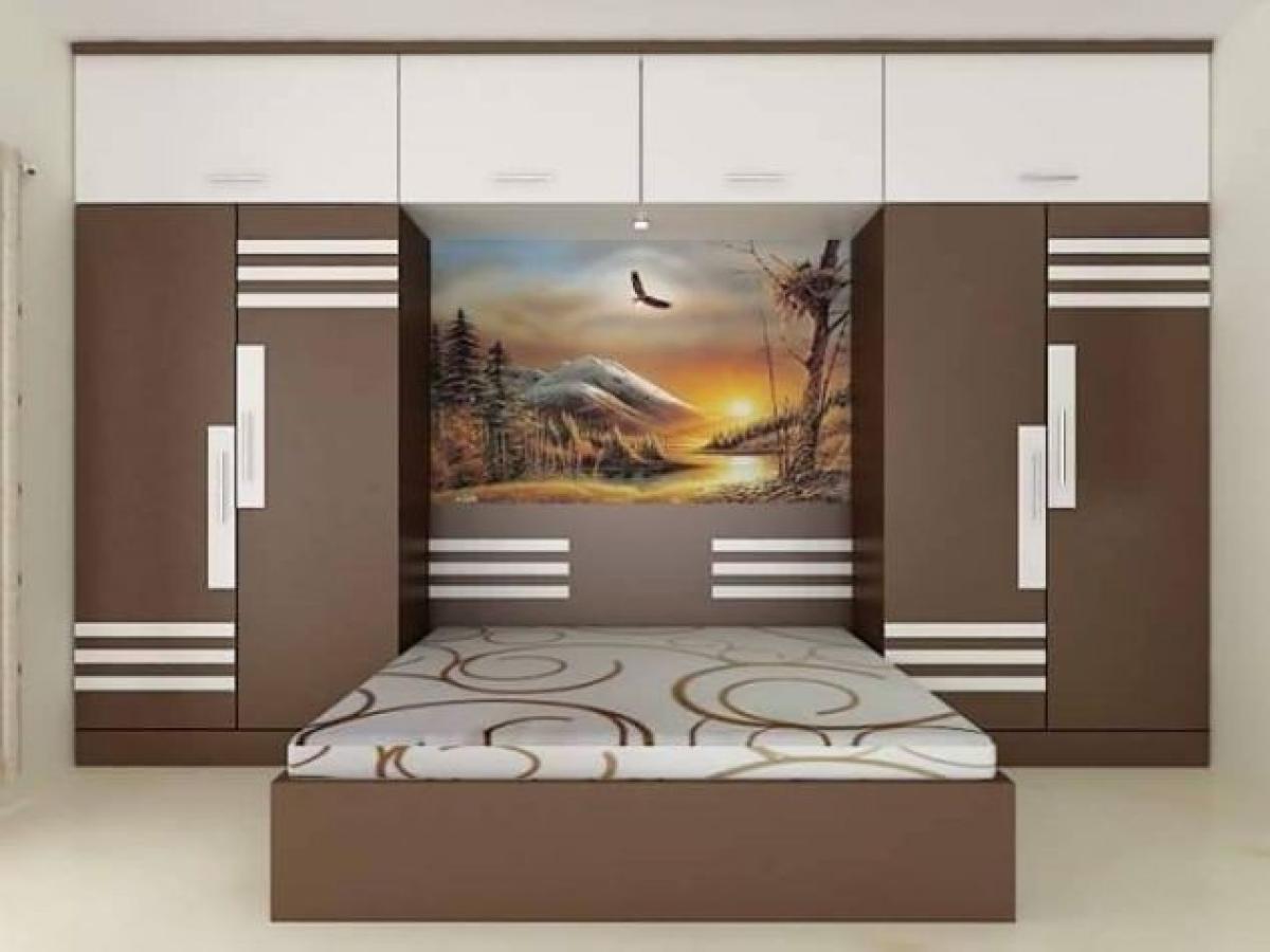 Wardrobe With Bed 