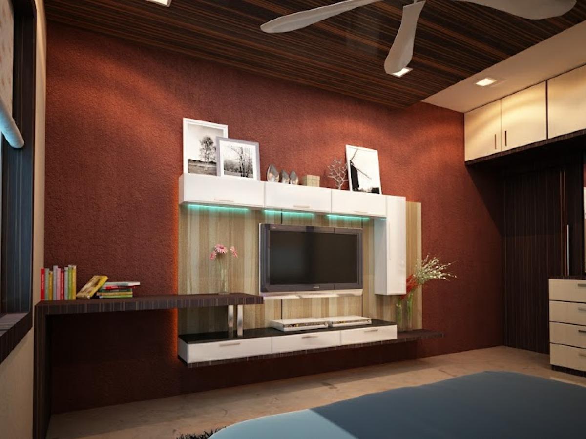 Home Décor Led Tv Wall Unit, Stylish And Modern Wall Unit